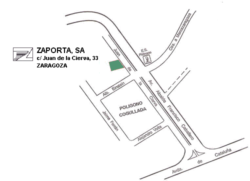 Acceso a ZAPORTA desde ZARAGOZA ciudad